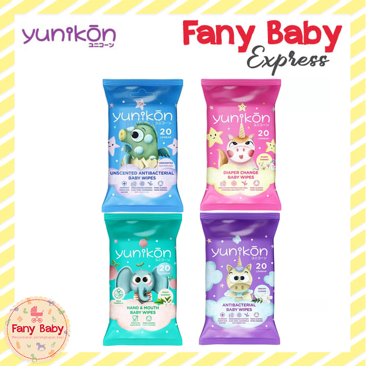 YUNIKON WET WIPES 20 SHEETS