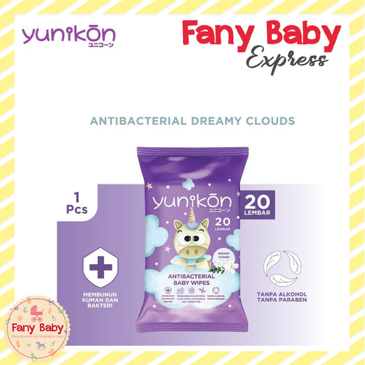 YUNIKON WET WIPES 20 SHEETS