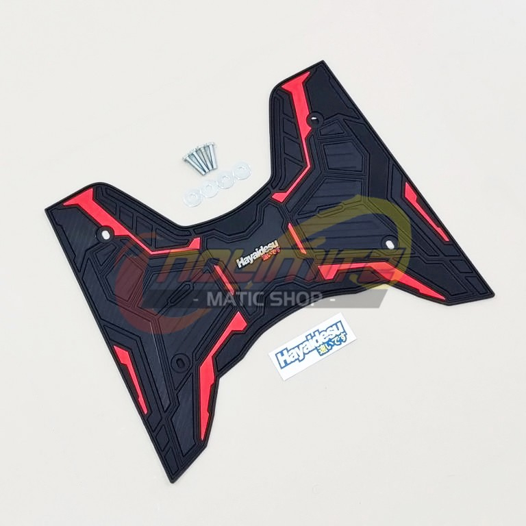 Karpet Karet Hayaidesu Floor Mat Pijakan Kaki Honda Vario 160