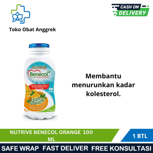 

NUTRIVE BENECOL RASA ORANGE 100 ML / MINUMAN UNTUK PENURUN KOLESTEROL