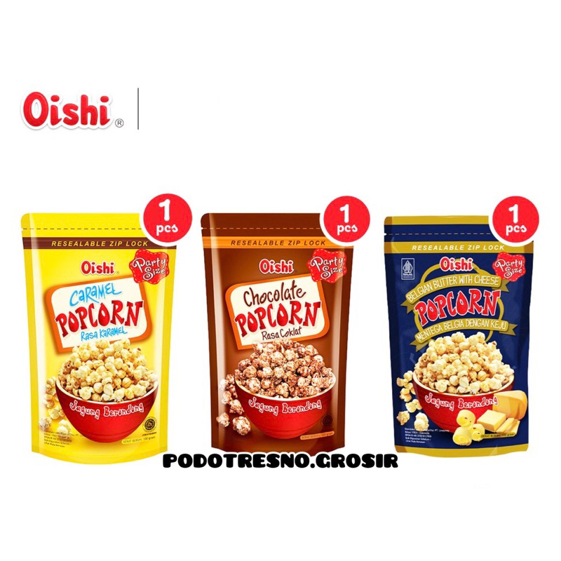 

Popcorn Oishi 100gr Coklat Keju Caramel MURAH