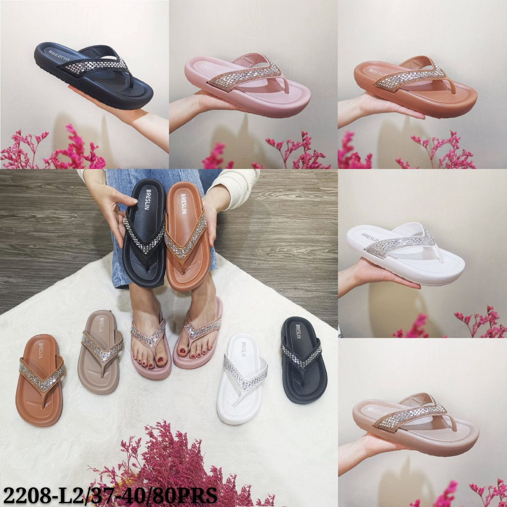 Sandal Jepit Wanita Import Payet Winola Collection WN 2208-L2