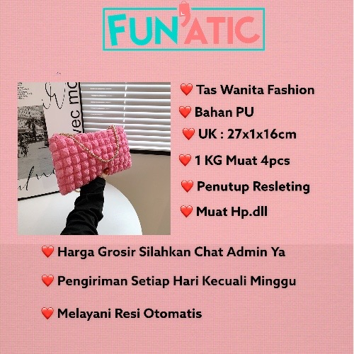 Funatic Tas Selempang Wanita Import Viral Fashion Tas Awan Korea FA1094