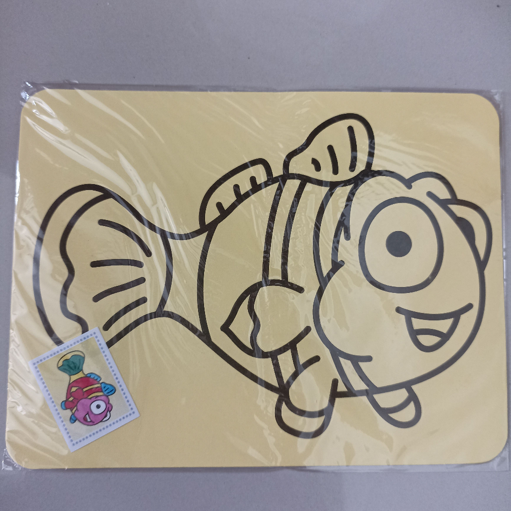 1pcs Sticker Pasir Jumbo / Lukis Pasir / Mainan Anak Kreatif / Banyak Varian Gambar / Murah / Best S