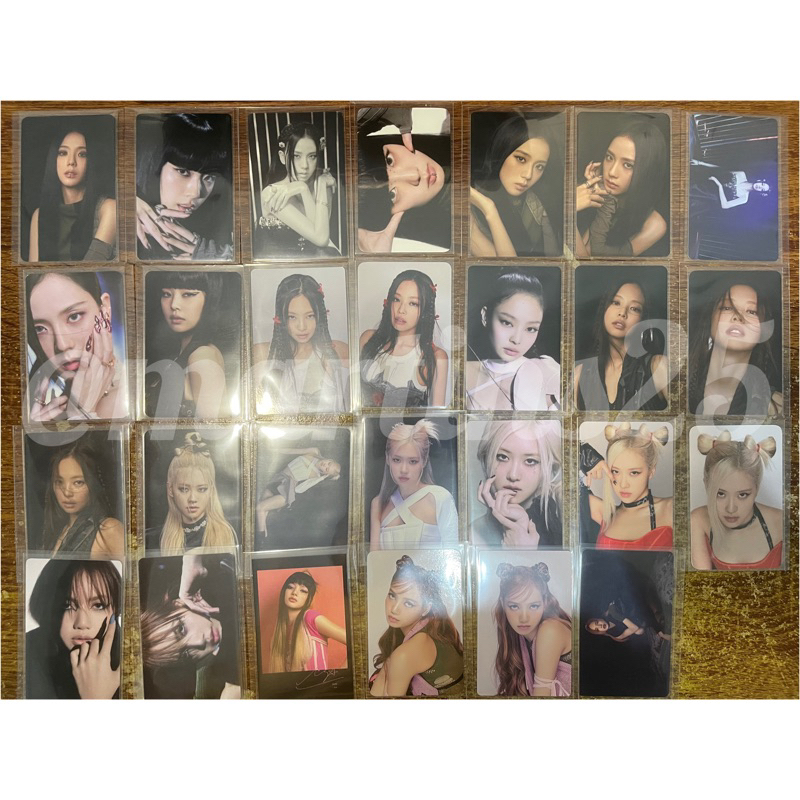 PHOTOCARD BLACKPINK POB “BORN PINK” JISOO JENNIE ROSÉ LISA