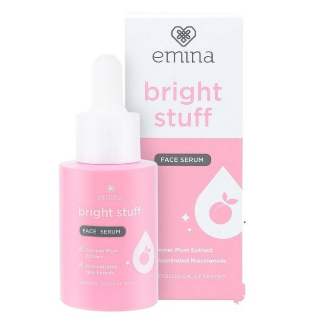 [BRIGHT STUFF SERUM | 7,5ML | 30ML | BPOM] EMINA Bright Stuff Face Serum 7.5mL | 30ML_Cerianti