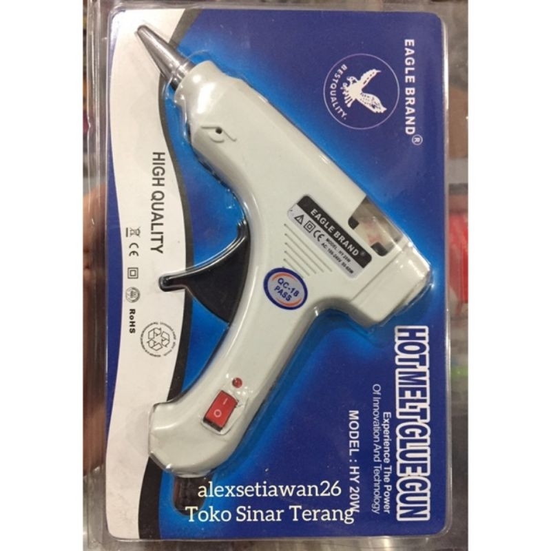 

Glue Gun Eagle 20 Watt / hot melt glue gun/ lem tembak