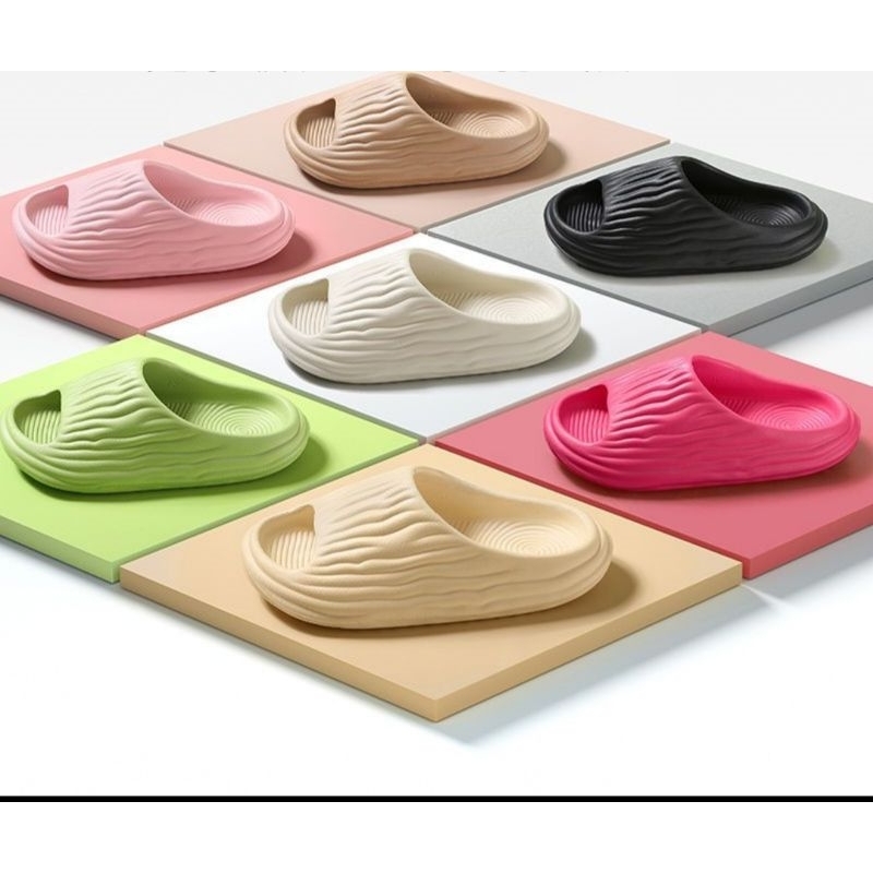 Sandal wanita slop karet jelly seld import korea