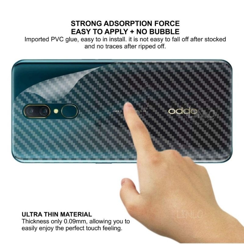 Skin Carbon Samsung A22 4G A22 5G A32 4G A32 5G A52 A52S A52S 5G A72 A72 5G A23 A33 5G A53 5G A73 5G A54 M02 M02S M10 M10S M20 M30 M30S M50 M11 M12 M13 M21 M31 M51 M22 M32 M52 M62 M23 M33 M53 F62 Garskin Anti Gores Belakang Handphone