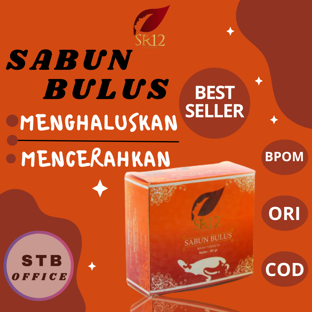 SR12 Skincare Sabun Bulus Pelembab Wajah Atasi Minyak Berlebih SR 12 Soap