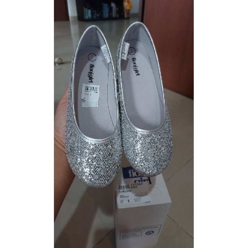 fioni girl sepatu anak flat blink silver / gold no 13 atau 1 PAYLESS