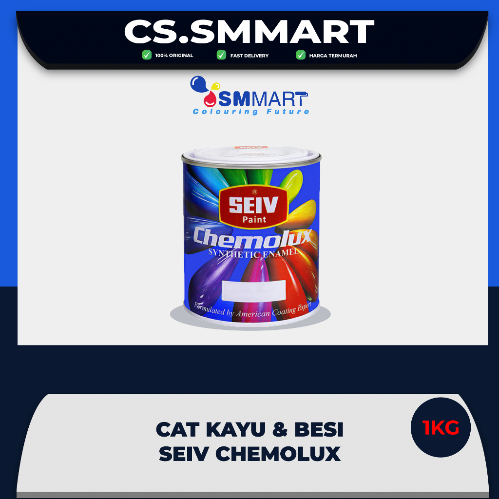 SEIV CHEMOLUX / CAT MINYAK KAYI BESI 1KG