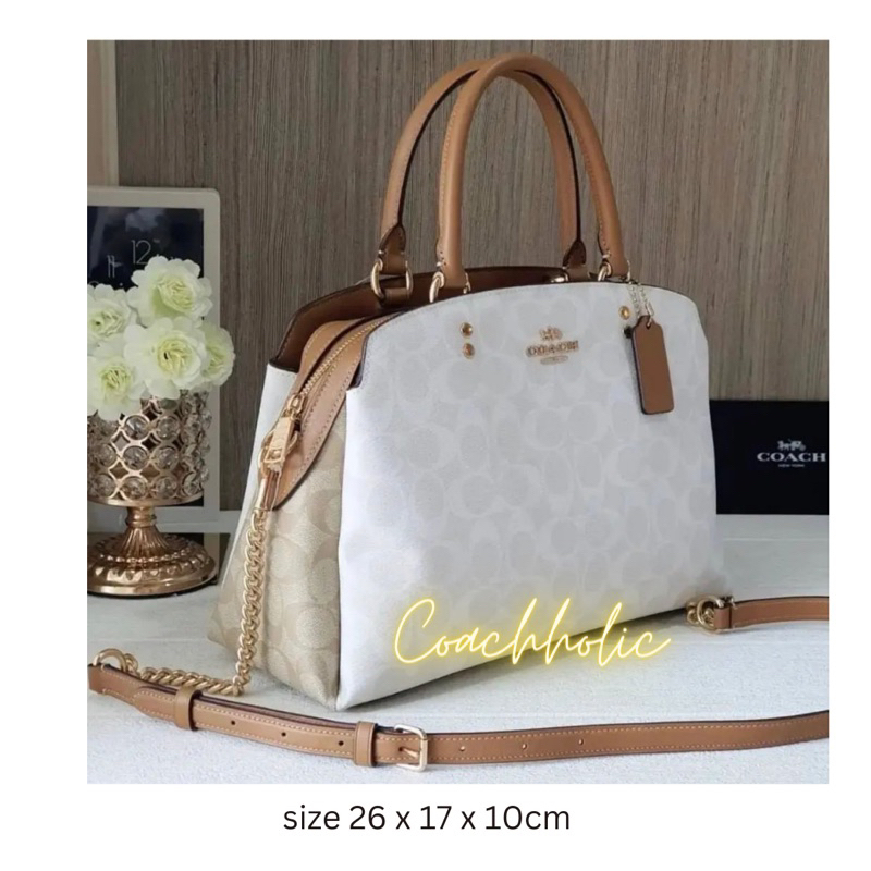 coach lillie carryall colorblock