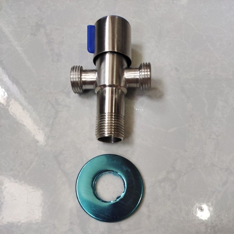 kran shower stenlees double KD028/ stop kran shower KD028