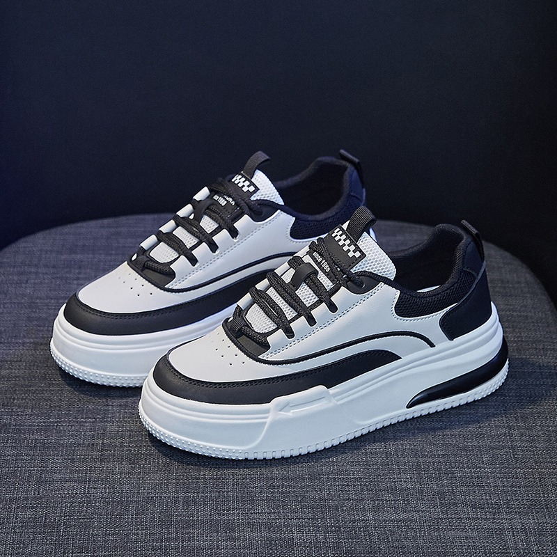 Sepatu Sneaker Wanita Import Tinggi Putih Korea Kasual 1051