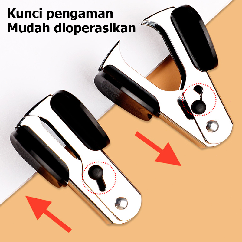 Deli Staples Remover Kunci Pengaman Pembuka Isi Steples Desain Ergonomis Untuk Penggunaan Yang Nyaman Staplers Staple Remover E0231