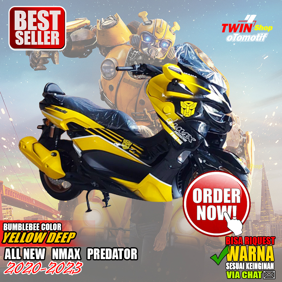 PAKET BODY PREDATOR NEW NMAX 2020-2024 FULL SET BODY PREDATOR ALL NEW NMAX, TOPENG PREDATOR NMAX NEW