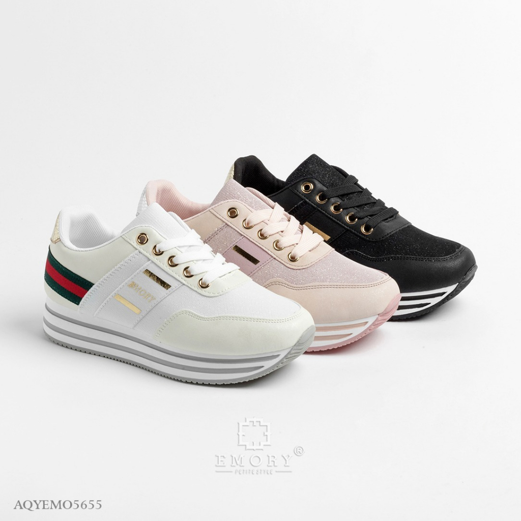 SEPATU SNEAKERS WANITA EMORYSTYLE  Ferryana AQYEMO 5655 MB