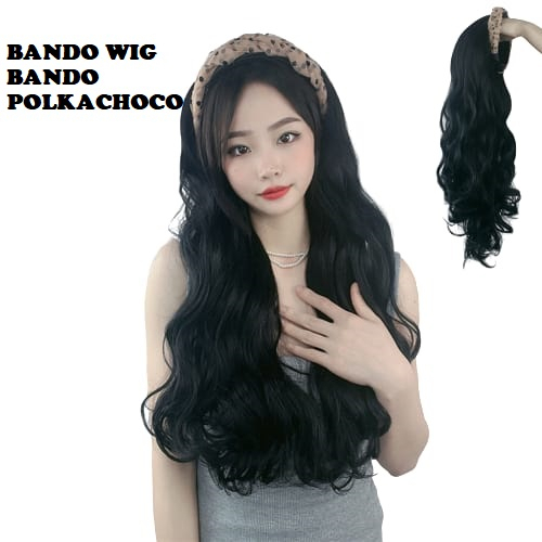 Wig Bando Cantik Simple Wanita Korean Version Model Panjang dan Sebahu (KIM)