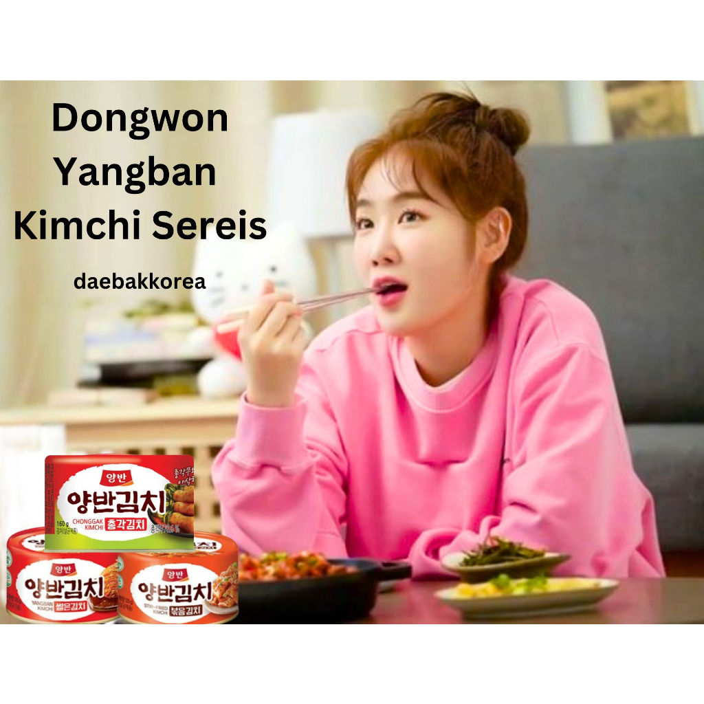 [Dongwon] Yangban Kimchi Sereis (Kimchi, Stir-fried kimchi, Chonggak kimchi) 160g