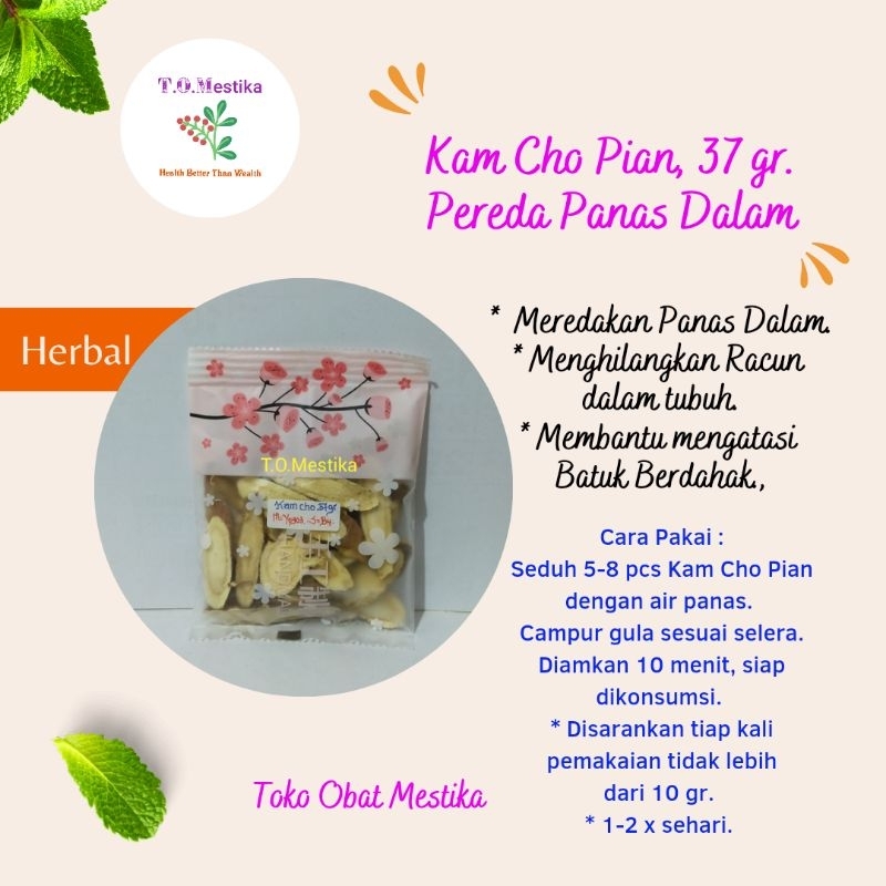 Kam Cho Pian, 37 gr.