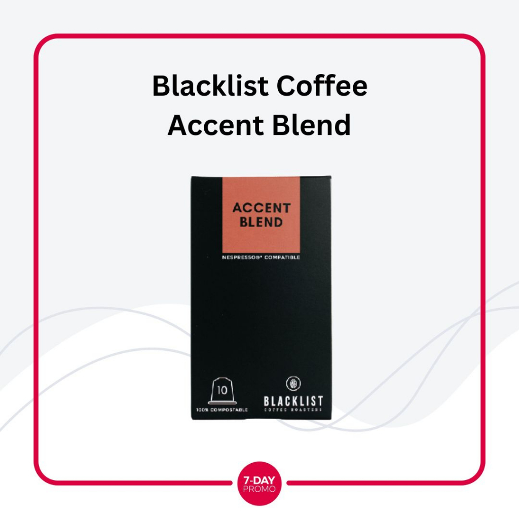 Nespresso Blacklist Coffee Roaster Pods Accent Blend
