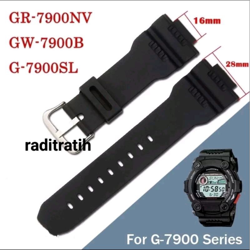 Strap tali jam tangan Casio G-Shock 7900 G7900 G-7900