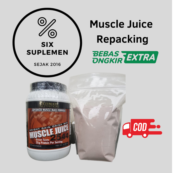 (Bonus Sample) Ultimate Nutrition Muscle Juice 2544 bukan revolution 1 Lbs (450 GRAM)