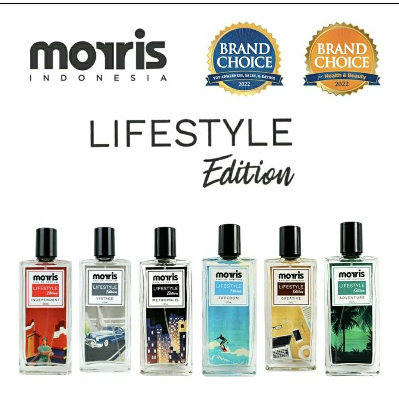 Morris Eau De Parfum Lifestyle Edition 100ml Series | EDP | Parfum Pria