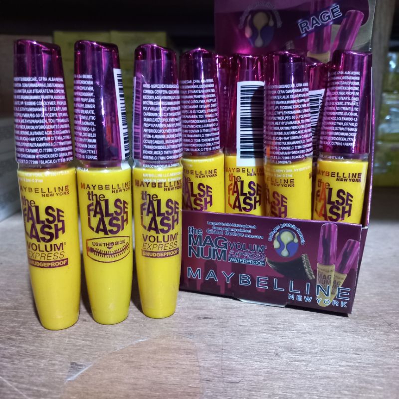 1 Box Mascara myblin single kuning ttup pink