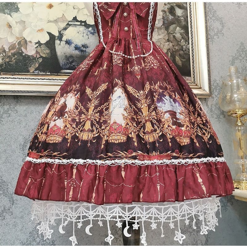 [MikanHiro Store] Petticoat Lolita Berbintang Mengembang