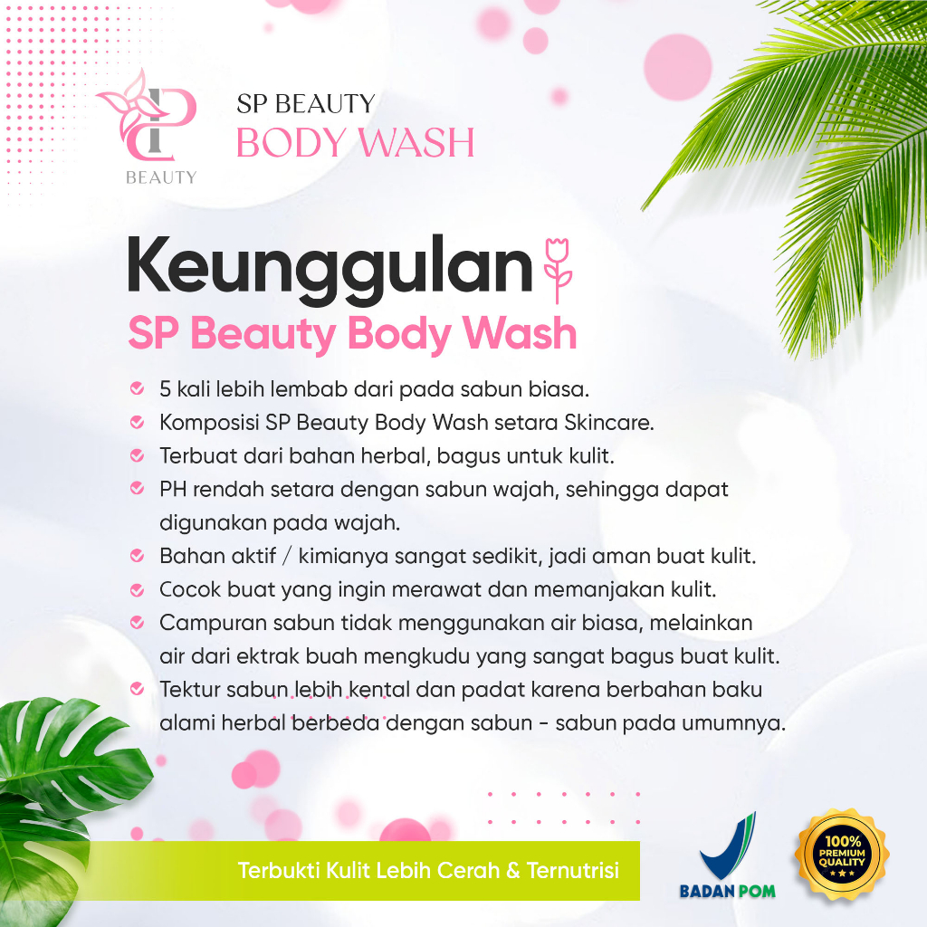 Sp Beauty Body Wash sabun cair herbal. Extra  vanilla vitamin C. A &amp; Collagen. - Sabun mandi cair pemutih badan sabun cair pemutih .sabun cair herbal vanilla