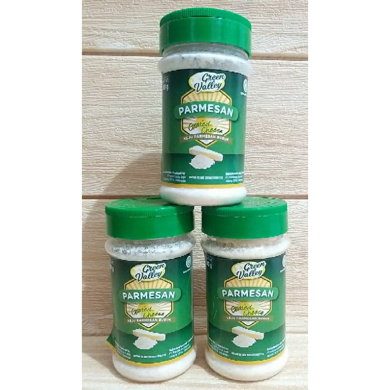 ✔MURAH Green Valley Grated Pamersan Cheese Keju Parut Halal 80gr / Keju Pamersan