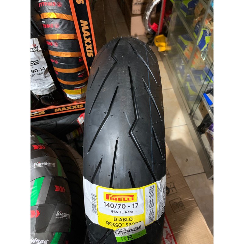 pirelli diablo rosso sport 140/70-17 tubeles