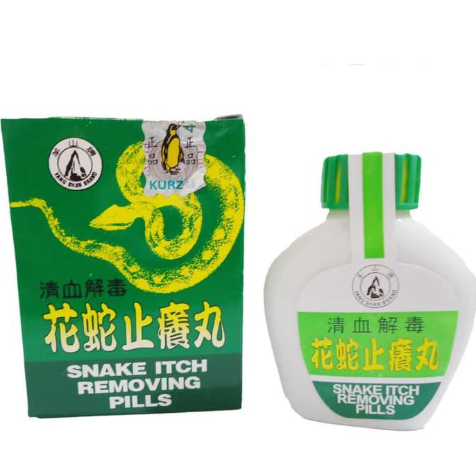 SNAKE ITCH REMOVING PILLS - obat gatal kulit alergi herbal alami