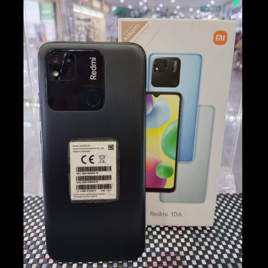 XIAOMI REDMI 10A 4/64GB 4 64 SECOND SEKEN MULUS FULL SET RAM 4GB 98%