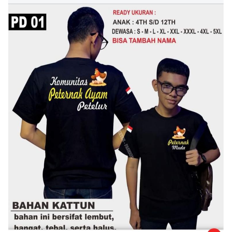 kaos peternak ayam petelur