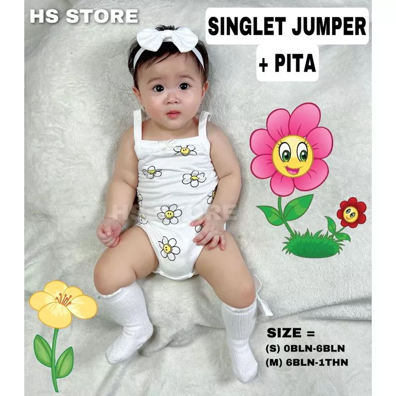 HARGA GROSIR ! JUMPER TANGTOP BABY GIRL  / JUMPER SINGLET BAYI CEWE / BAJU BABY PEREMPUAN / JUMPER BAYI PEREMPUAN