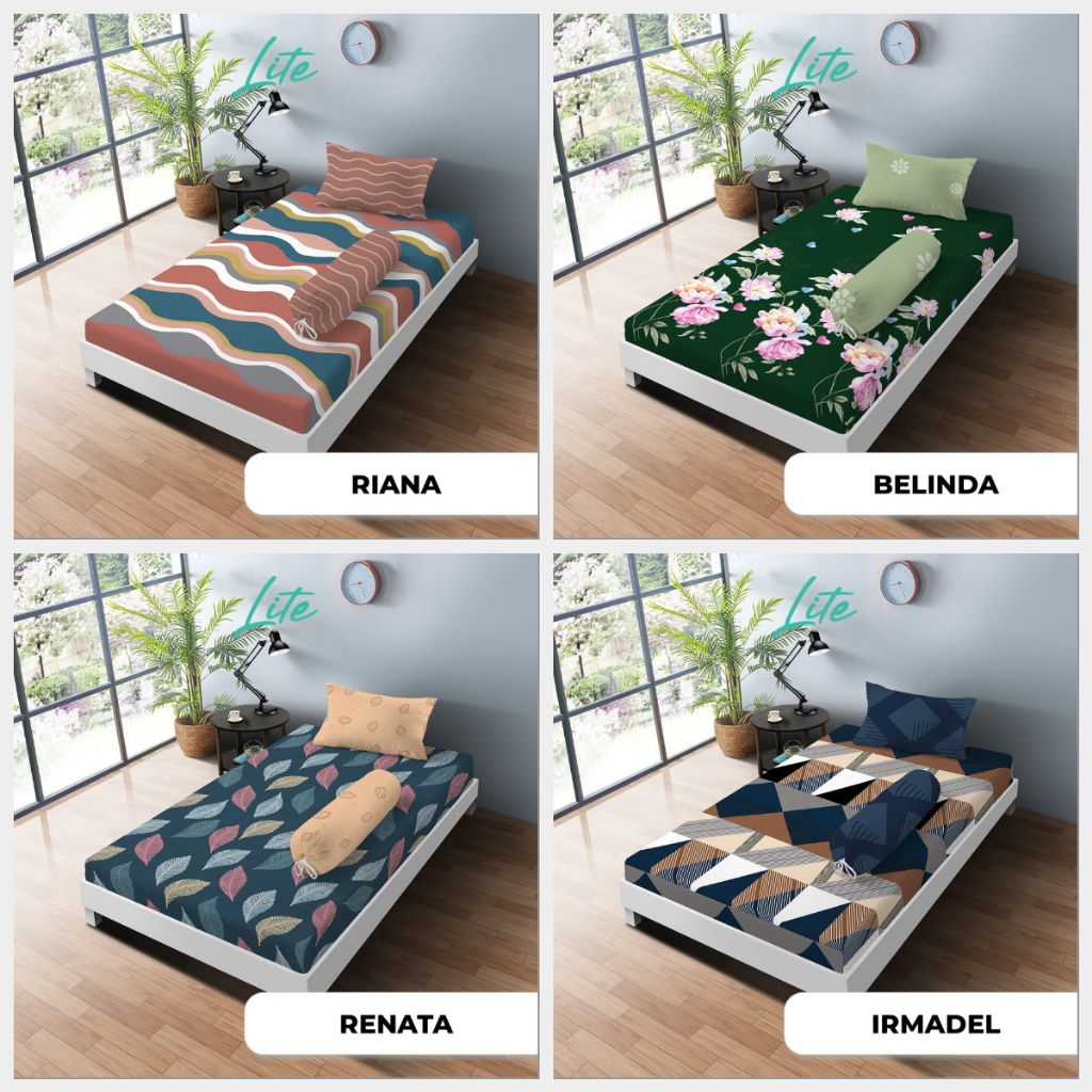 Sprei LITE Kintakun Uk.120 x 200 &amp; 100 x 200