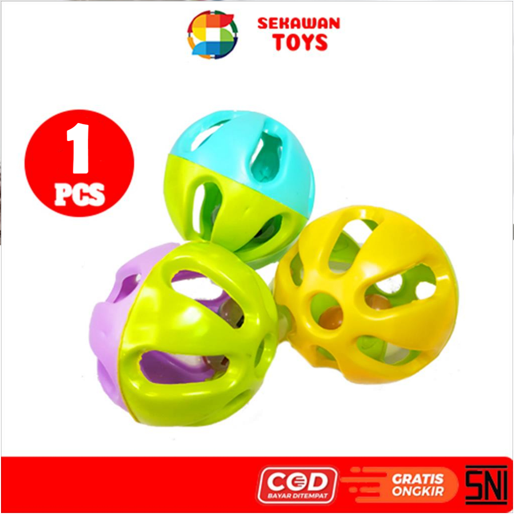 Mainan Edukasi Bayi Kerincingan Bola  1 Pcs Baby Rattles / Mainan Kerincingan 3008