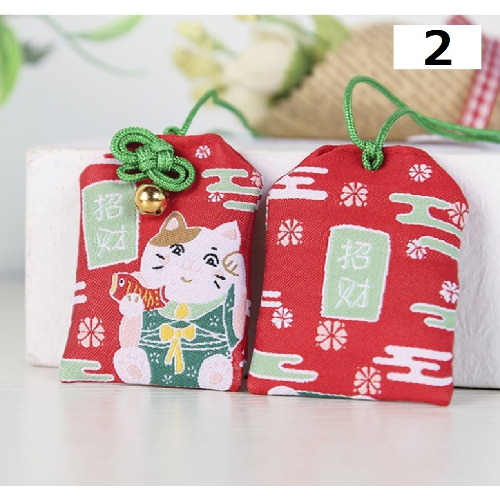 JPN013 – Keychain Gantungan Kunci Omamori Japanese Fortune Bag Pendant Jimat