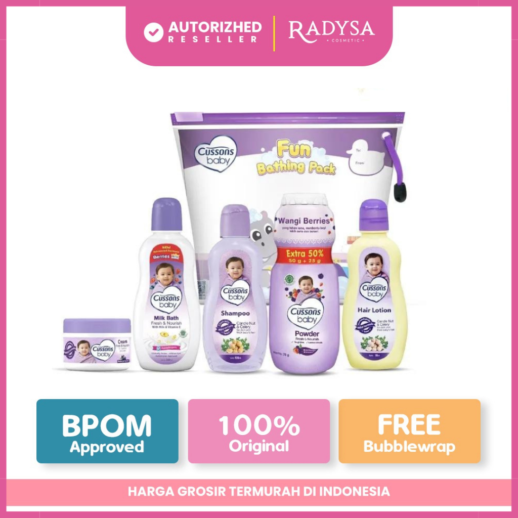 𝐑𝐀𝐃𝐘𝐒𝐀 - Cussons Baby Fun Bathing Gift Pack / Paket Hadiah Bayi