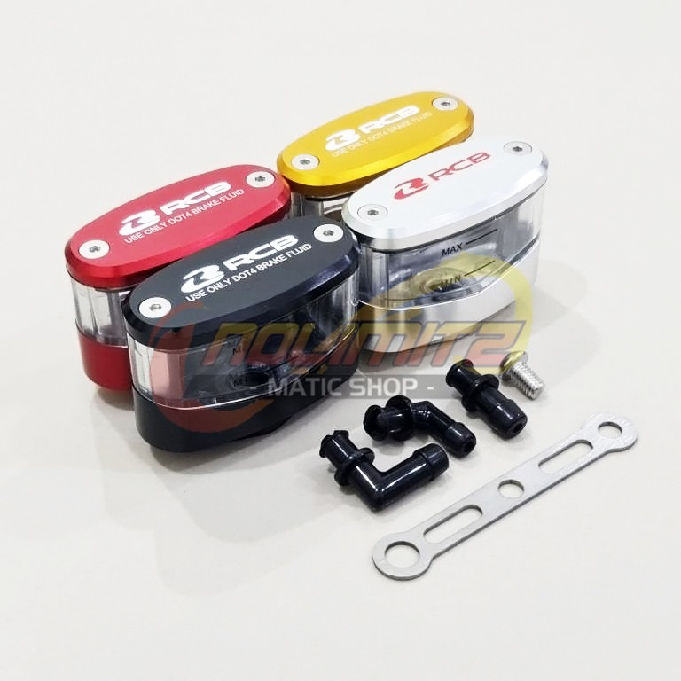 Tabung Master Oli Minyak Rem RCB A2 Racing Boy Oval Brake Fluid Tank