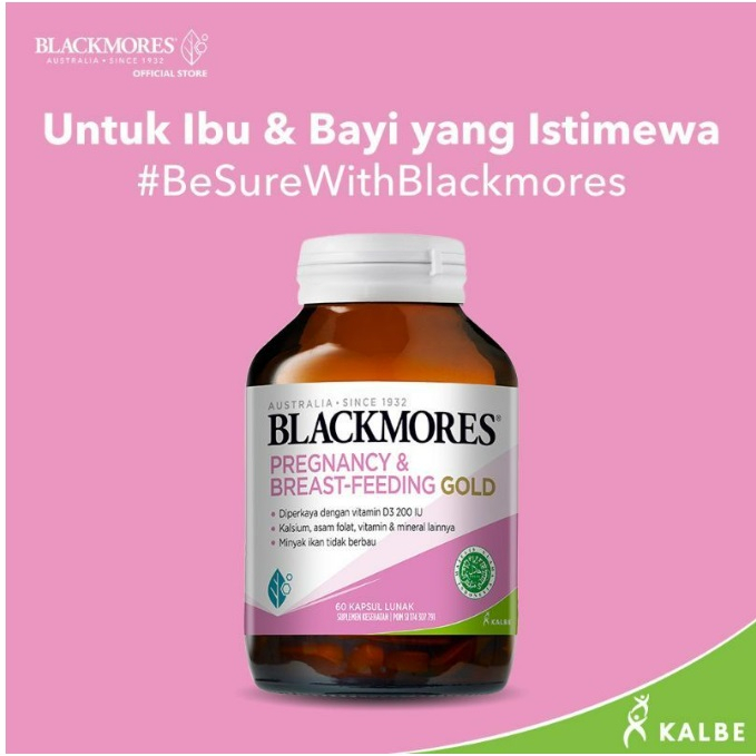 Blackmores Pregnancy &amp; Breast-Feeding Gold - 60 Capsules