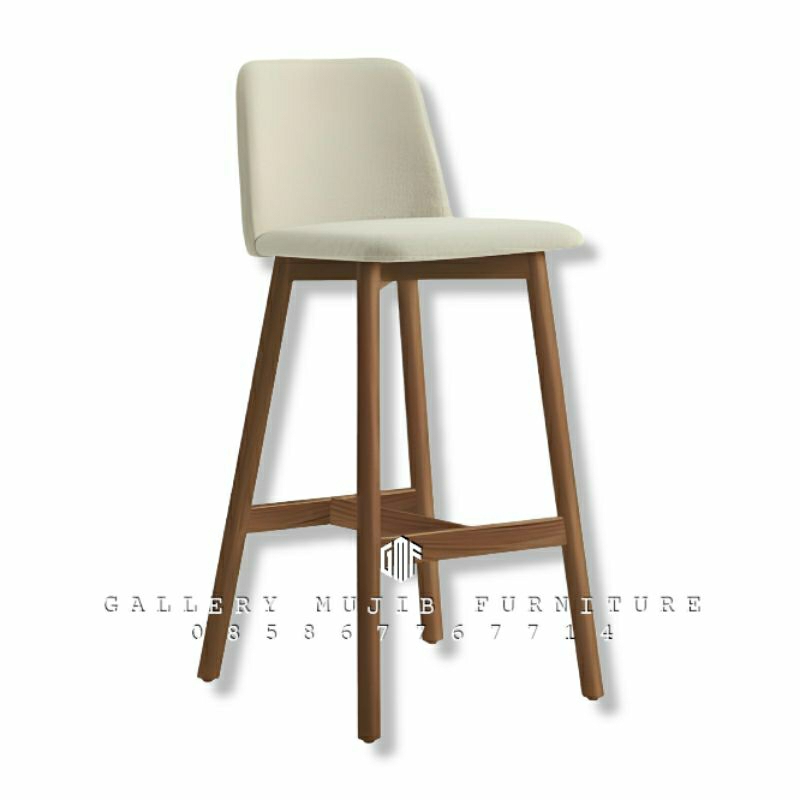 Kursi bar modern kayu jati kursi bar terlaris kursi bar dudukan busa