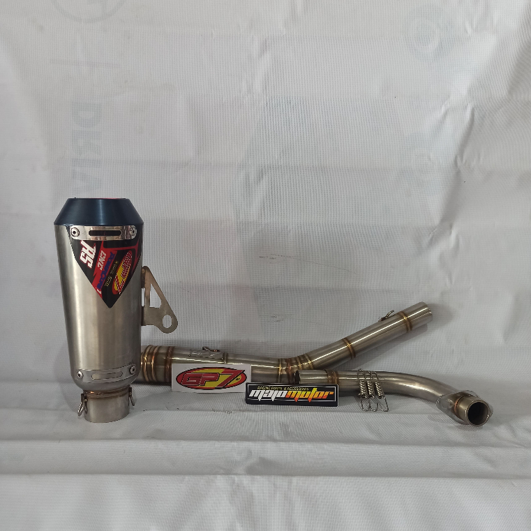 Knalpot gtx/bore up Jupiter 130cc Alexis CNC RS GP7