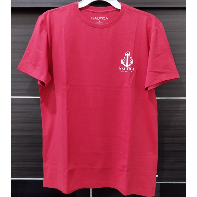 Kaos Tshirt Pria Nautica Original Red