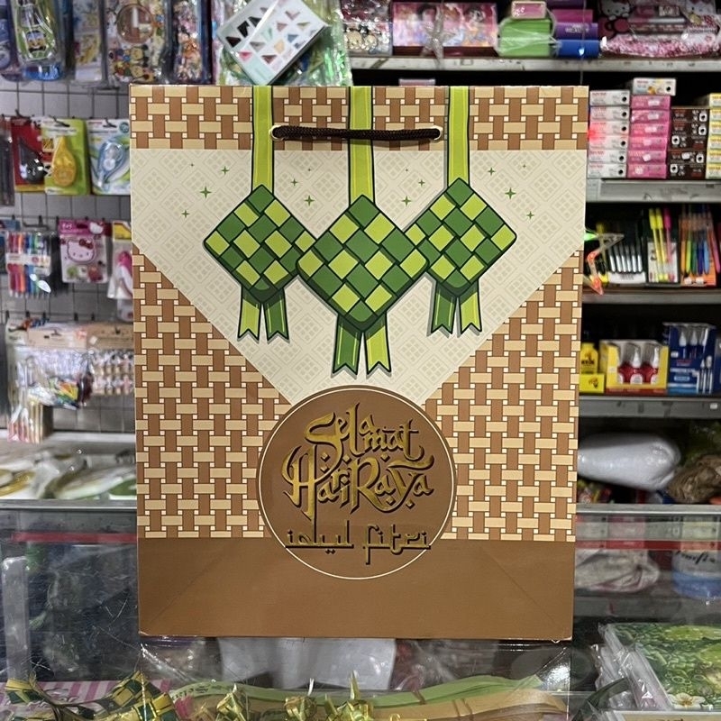 Paper Bag KIKY MOTIF LEBARAN Paper Bag Lebaran Paper Bag Idul Fitri Paper Bag Hari Raya Tas Hari Raya Tas Idul Fitri Tas Lebaran Paper Bag Hampers Paper Bag Kue Lebaran Paper Bag Kue Idul Fitri Paper Bag kue Hafi Raya