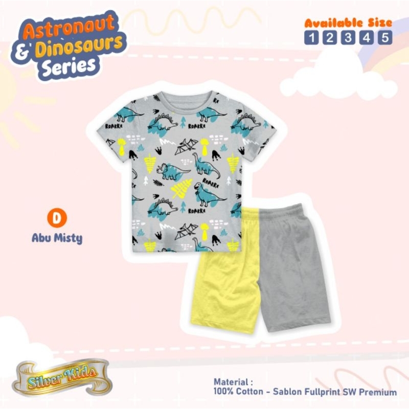 Ready ‼️ Set Anak Dino &amp; Astronot Bahan Lembut dan Nyaman