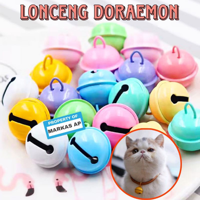 LONCENG DORAEMON 22mm || LONCENG UFO || KERINCINGAN KUCING || KERINCINGAN ANJING